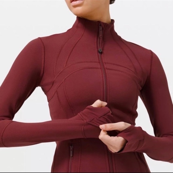 (NWT) Lululemon Define Jacket Luon in Red Merlot - Picture 5 of 9